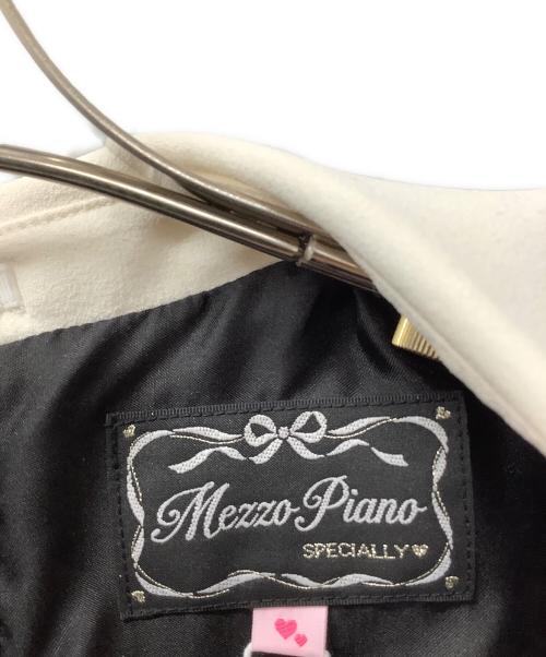 MEZZO PIANO（メゾピアノ）MEZZO PIANO (メゾピアノ) ブロックチェックワンピースドレス ブラック×ホワイト サイズ:160cmの古着・服飾アイテム