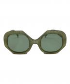 Christian Diorクリスチャン ディオール）の古着「ヴィンテージフレームサングラス」｜オリーブ