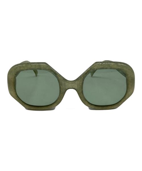 Christian Dior（クリスチャン ディオール）Christian Dior (クリスチャン ディオール) ヴィンテージフレームサングラス オリーブの古着・服飾アイテム