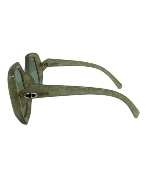 Christian Dior（クリスチャン ディオール）Christian Dior (クリスチャン ディオール) ヴィンテージフレームサングラス オリーブの古着・服飾アイテム