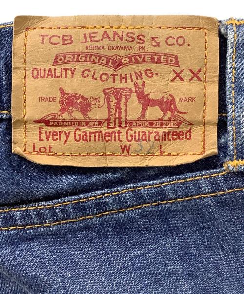 TCB jeans（ティーシービー ジーンズ）TCB jeans (ティーシービー ジーンズ) デニムパンツ インディゴ サイズ:81cm(W32)の古着・服飾アイテム