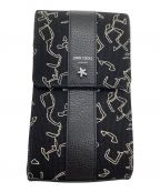 JIMMY CHOO×エリックヘイズジミーチュウ×）の古着「フォンホルダー」｜ブラック