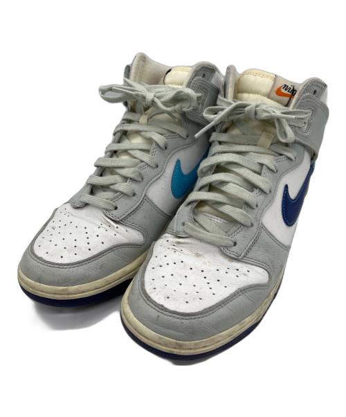 NIKE（ナイキ）NIKE (ナイキ) DUNK HI RETRO SE ホワイト×ブルー サイズ:27の古着・服飾アイテム