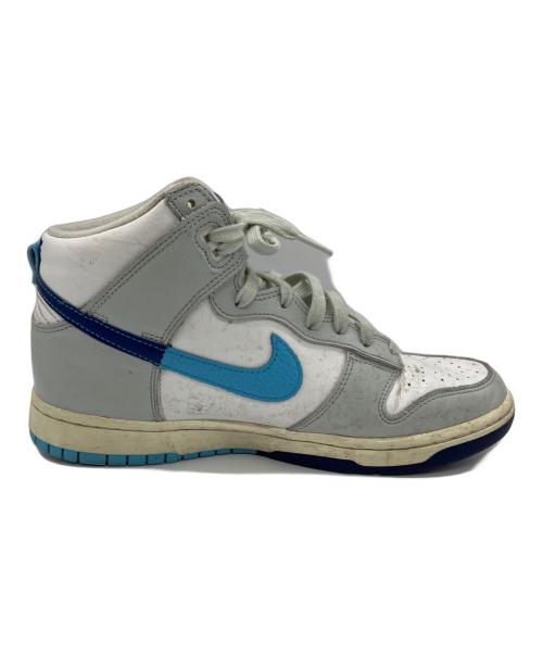 NIKE（ナイキ）NIKE (ナイキ) DUNK HI RETRO SE ホワイト×ブルー サイズ:27の古着・服飾アイテム