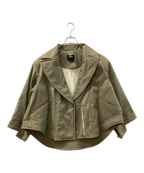 avie（アビィ）avie (アビィ) ライナー付ジャケット グリーン サイズ:Fの古着・服飾アイテム