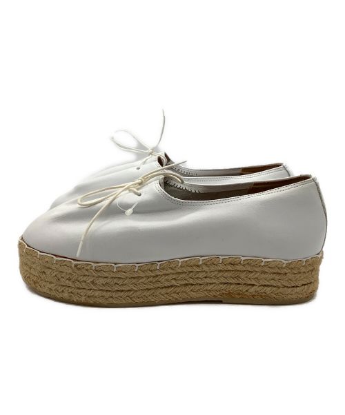 SOLOVIERE（ソロヴィエール）SOLOVIERE (ソロヴィエール) エスパドリーユ ホワイト サイズ:36の古着・服飾アイテム