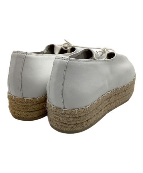 SOLOVIERE（ソロヴィエール）SOLOVIERE (ソロヴィエール) エスパドリーユ ホワイト サイズ:36の古着・服飾アイテム