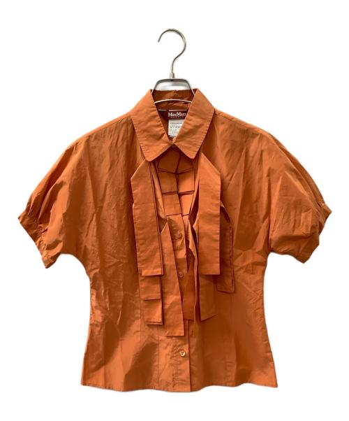 MaxMara（マックスマーラ）MaxMara (マックスマーラ) 半袖シャツ オレンジ サイズ:38の古着・服飾アイテム