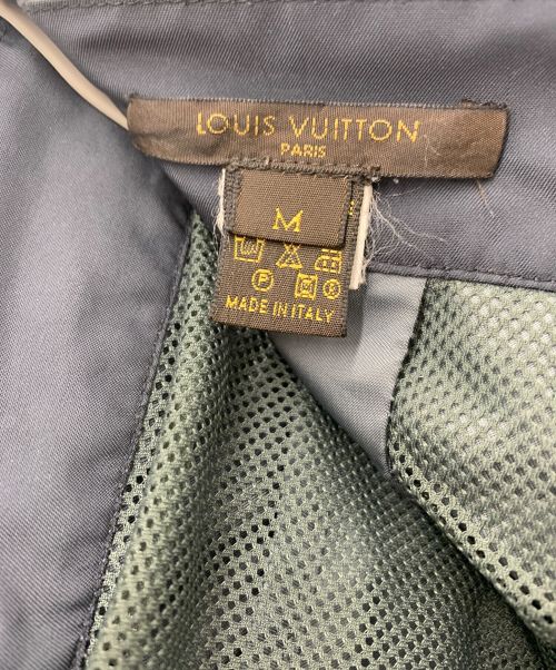 LOUIS VUITTON（ルイ ヴィトン）LOUIS VUITTON (ルイ ヴィトン) ロゴワッペン スイムショーツ グレー×ブラック サイズ:Mの古着・服飾アイテム