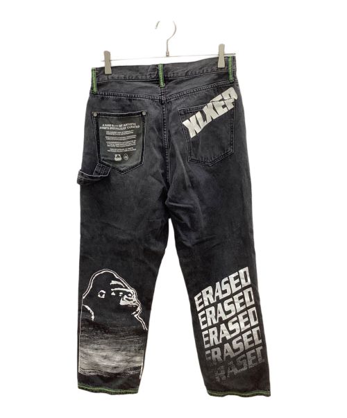 X-LARGE（エクストララージ）X-LARGE (エクストララージ) ペインターパンツ ブラック サイズ:32の古着・服飾アイテム