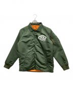 DAYTONAデイトナ）の古着「MA-1コーチジャケット」｜オリーブ