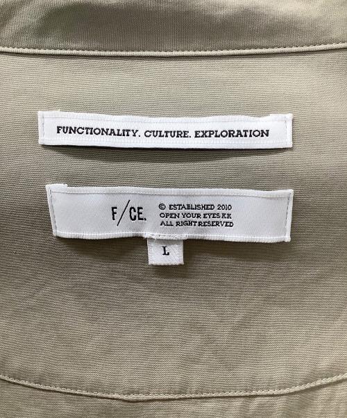F/CE.（エフシーイー）F/CE. (エフシーイー) ドリズラーシャツジャケット ベージュ サイズ:Lの古着・服飾アイテム