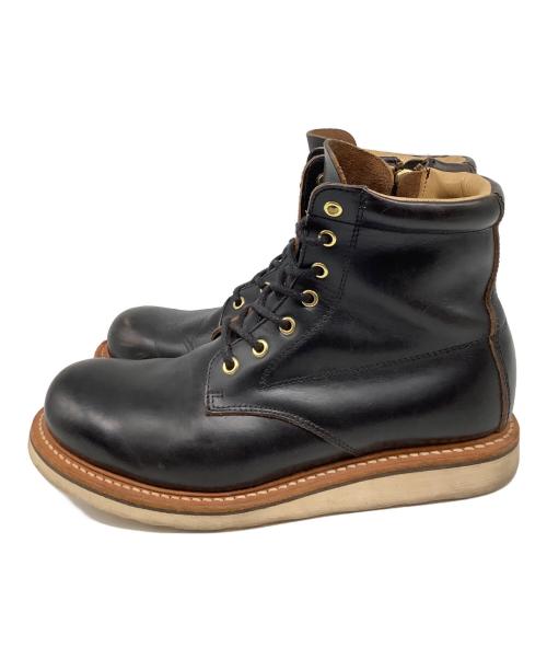 SLOW WEAR LION（スローウェアライオン）SLOW WEAR LION (スローウェアライオン) クロムエクセルレザープレーンMIDブーツ ブラック サイズ:26cmの古着・服飾アイテム