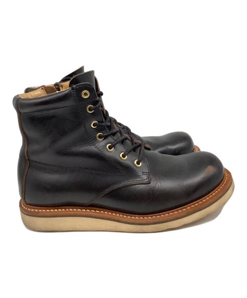 SLOW WEAR LION（スローウェアライオン）SLOW WEAR LION (スローウェアライオン) クロムエクセルレザープレーンMIDブーツ ブラック サイズ:26cmの古着・服飾アイテム