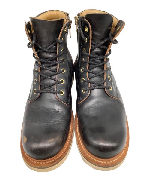 SLOW WEAR LION（スローウェアライオン）SLOW WEAR LION (スローウェアライオン) クロムエクセルレザープレーンMIDブーツ ブラック サイズ:26cmの古着・服飾アイテム