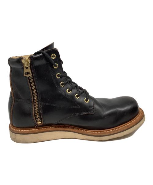 SLOW WEAR LION（スローウェアライオン）SLOW WEAR LION (スローウェアライオン) クロムエクセルレザープレーンMIDブーツ ブラック サイズ:26cmの古着・服飾アイテム