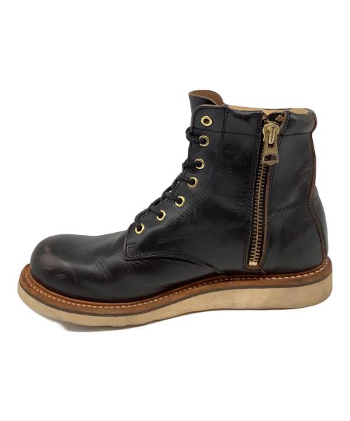 SLOW WEAR LION（スローウェアライオン）SLOW WEAR LION (スローウェアライオン) クロムエクセルレザープレーンMIDブーツ ブラック サイズ:26cmの古着・服飾アイテム