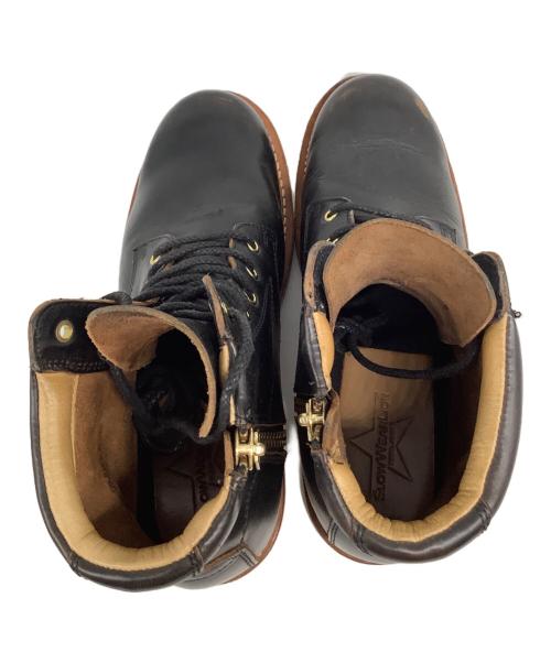 SLOW WEAR LION（スローウェアライオン）SLOW WEAR LION (スローウェアライオン) クロムエクセルレザープレーンMIDブーツ ブラック サイズ:26cmの古着・服飾アイテム