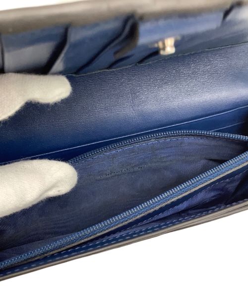 GUCCI（グッチ）GUCCI (グッチ) 長財布 ブルーの古着・服飾アイテム