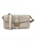 COACHコーチ）の古着「GEORGIE SHOULDER BAG」｜ベージュ