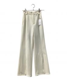 ELLIE（エリー）の古着「ジョーゼットパンツ」｜アイボリー