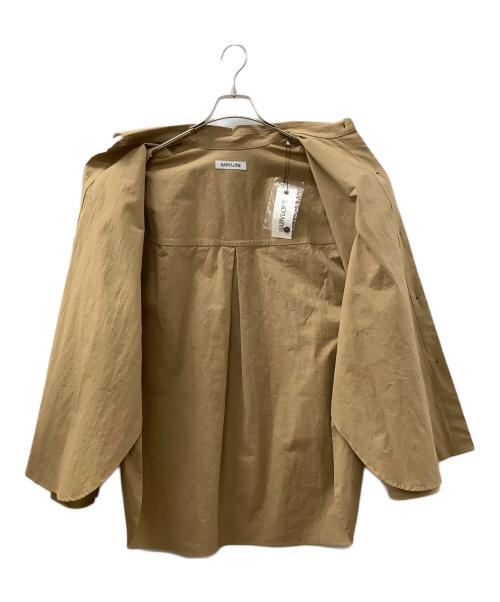 BABYLONE（バビロン）BABYLONE (バビロン) YUI YANAGIHASHI バックタックオーバーSH ブラウン サイズ:Fの古着・服飾アイテム