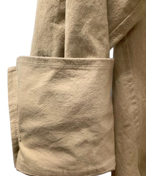 BABYLONE（バビロン）BABYLONE (バビロン) YUI YANAGIHASHI バックタックオーバーSH ブラウン サイズ:Fの古着・服飾アイテム