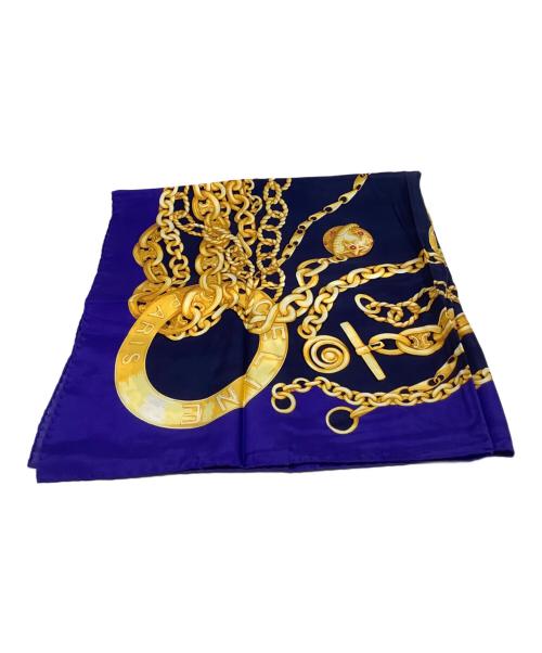 CELINE（セリーヌ）CELINE (セリーヌ) ジュエリーモチーフ ゴールド×ブルーの古着・服飾アイテム