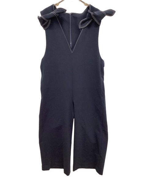 ELLIE（エリー）ELLIE (エリー) 2WAYリボンロンパース ネイビー サイズ:Fの古着・服飾アイテム