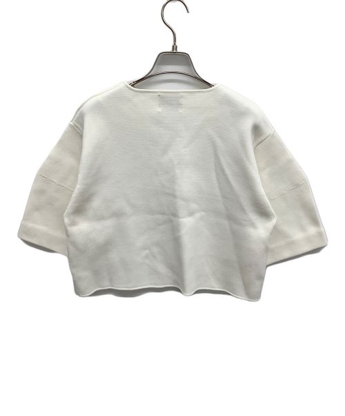 ELLIE（エリー）ELLIE (エリー) ハートボタンカーディガン ホワイト サイズ:Fの古着・服飾アイテム