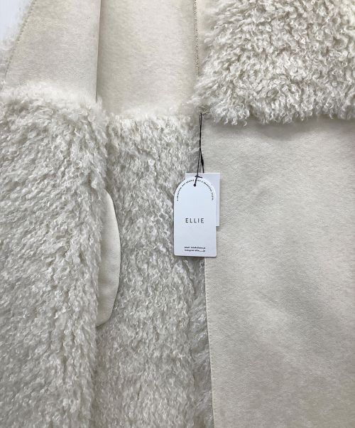 ELLIE（エリー）ELLIE (エリー) フェイクファーベスト ベージュ サイズ:F 未使用品の古着・服飾アイテム