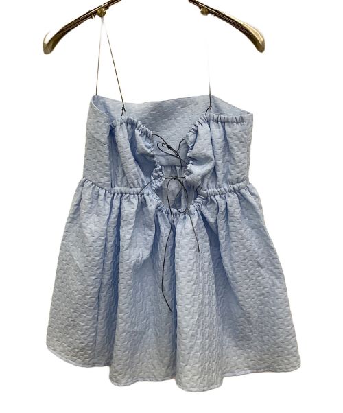 ELLIE（エリー）ELLIE (エリー) ビスチェ スカイブルー サイズ:Fの古着・服飾アイテム