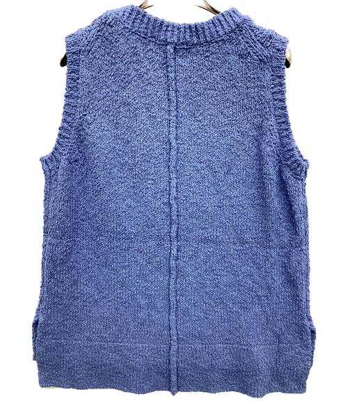 ELLIE（エリー）ELLIE (エリー) ノースリーブニット ブルー サイズ:F 未使用品の古着・服飾アイテム