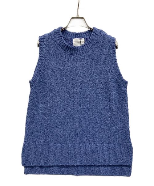ELLIE（エリー）ELLIE (エリー) ノースリーブニット ブルー サイズ:F 未使用品の古着・服飾アイテム