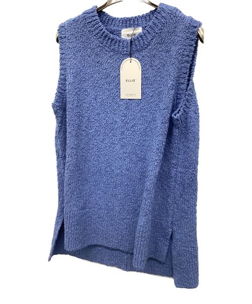 ELLIE（エリー）ELLIE (エリー) ノースリーブニット ブルー サイズ:F 未使用品の古着・服飾アイテム