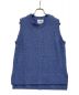 中古・古着 ELLIE (エリー) ノースリーブニット ブルー サイズ:F 未使用品：6000円