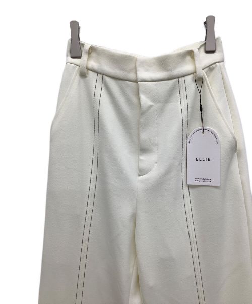 ELLIE（エリー）ELLIE (エリー) ジョーゼットフレアパンツ アイボリー サイズ:XS 未使用品の古着・服飾アイテム