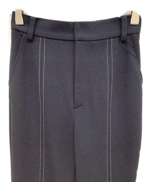 ELLIE（エリー）ELLIE (エリー) ジョーゼットフレアパンツ ネイビー サイズ:XS 未使用品の古着・服飾アイテム