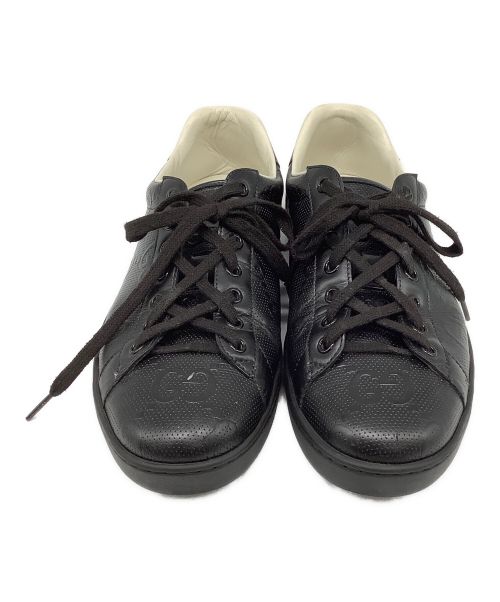 GUCCI（グッチ）GUCCI (グッチ) スニーカー ブラック サイズ:8.5　の古着・服飾アイテム