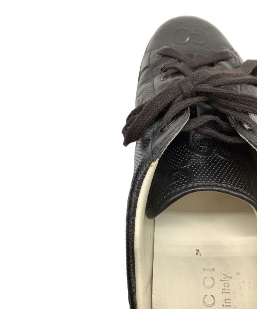 GUCCI（グッチ）GUCCI (グッチ) スニーカー ブラック サイズ:8.5　の古着・服飾アイテム