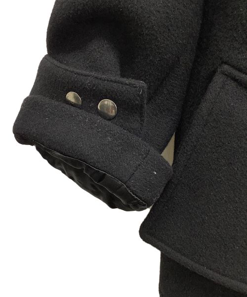 NICOMEDE.（ニコメデス）NICOMEDE. (ニコメデス) GLOVER ALL (グローバーオール) ダッフルコート ブラック サイズ:Lの古着・服飾アイテム