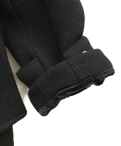 NICOMEDE.（ニコメデス）NICOMEDE. (ニコメデス) GLOVER ALL (グローバーオール) ダッフルコート ブラック サイズ:Lの古着・服飾アイテム