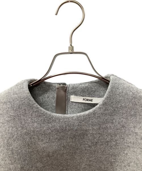forme（フォルメ）FORME (フォルメ) 起毛トップス グレー サイズ:Fの古着・服飾アイテム