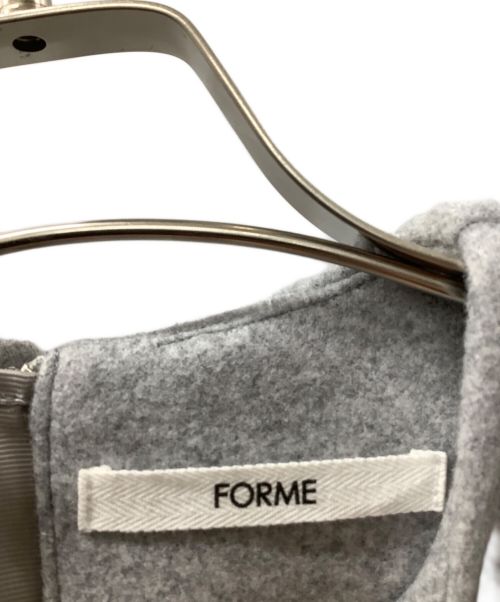 forme（フォルメ）FORME (フォルメ) 起毛トップス グレー サイズ:Fの古着・服飾アイテム
