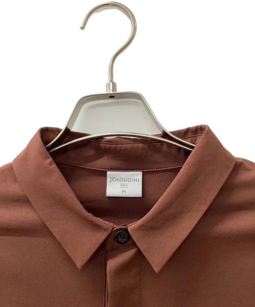 HOUDINI（フーディニ）HOUDINI (フーディニ) Ms Cosmo Shirt ブラウン サイズ:Mの古着・服飾アイテム