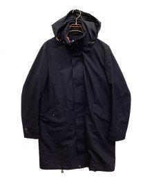 PAUL SMITH（ポールスミス）の古着「スタンドカラーコート」｜ネイビー