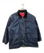 Ripo trenta anniリポトレンタアンニ）の古着「ファイヤーマンジャケット」｜インディゴ