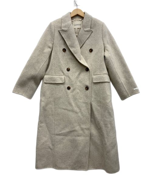 Leotica（レオティカ）Leotica (レオティカ) ベスト付きチェスターコート アイボリー サイズ:Fの古着・服飾アイテム