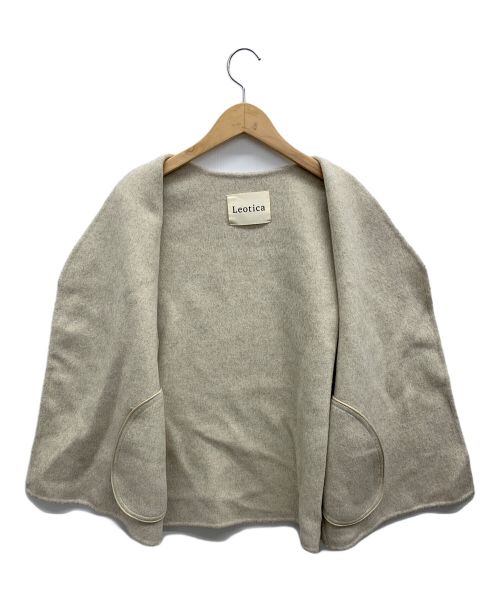 Leotica（レオティカ）Leotica (レオティカ) ベスト付きチェスターコート アイボリー サイズ:Fの古着・服飾アイテム