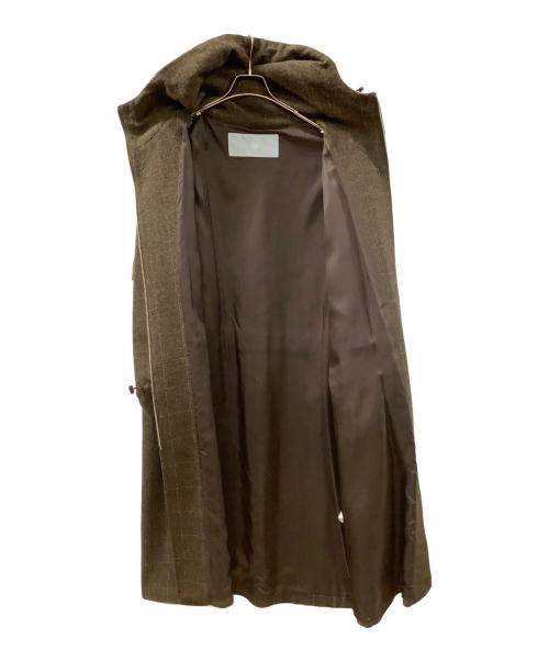 Dulcamara（ドゥルカマラ）Dulcamara (ドゥルカマラ) ジップフーデッドコート ブラウン サイズ:Sの古着・服飾アイテム